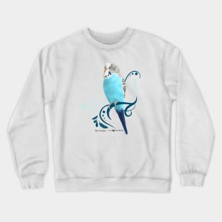 Blue Parakeet Crewneck Sweatshirt